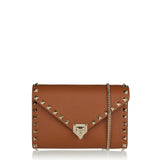 Rockstud small leather crossbody bag