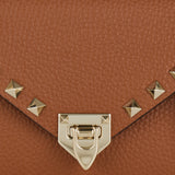 Rockstud small leather crossbody bag