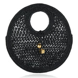Jacquemus Le Petit Rond Spiaggia woven bag