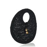 Jacquemus Le Petit Rond Spiaggia woven bag