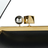 The Salon leather clutch