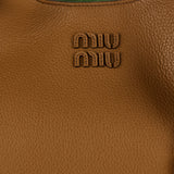 Hammered leather handbag