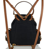 Canvas and leather backpack