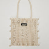 Miu Miu Cotton crochet handbag
