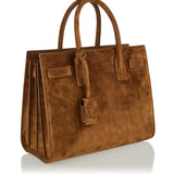 Saint Laurent Sac de Jour baby suede tote bag