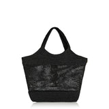 Icare raffia tote bag