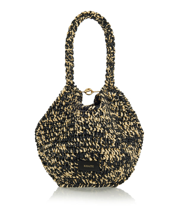 Khaite Lotus logo patch tote bag
