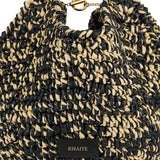 Khaite Lotus logo patch tote bag