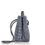 Bottega Veneta Andiamo small intrecciato suede tote bag