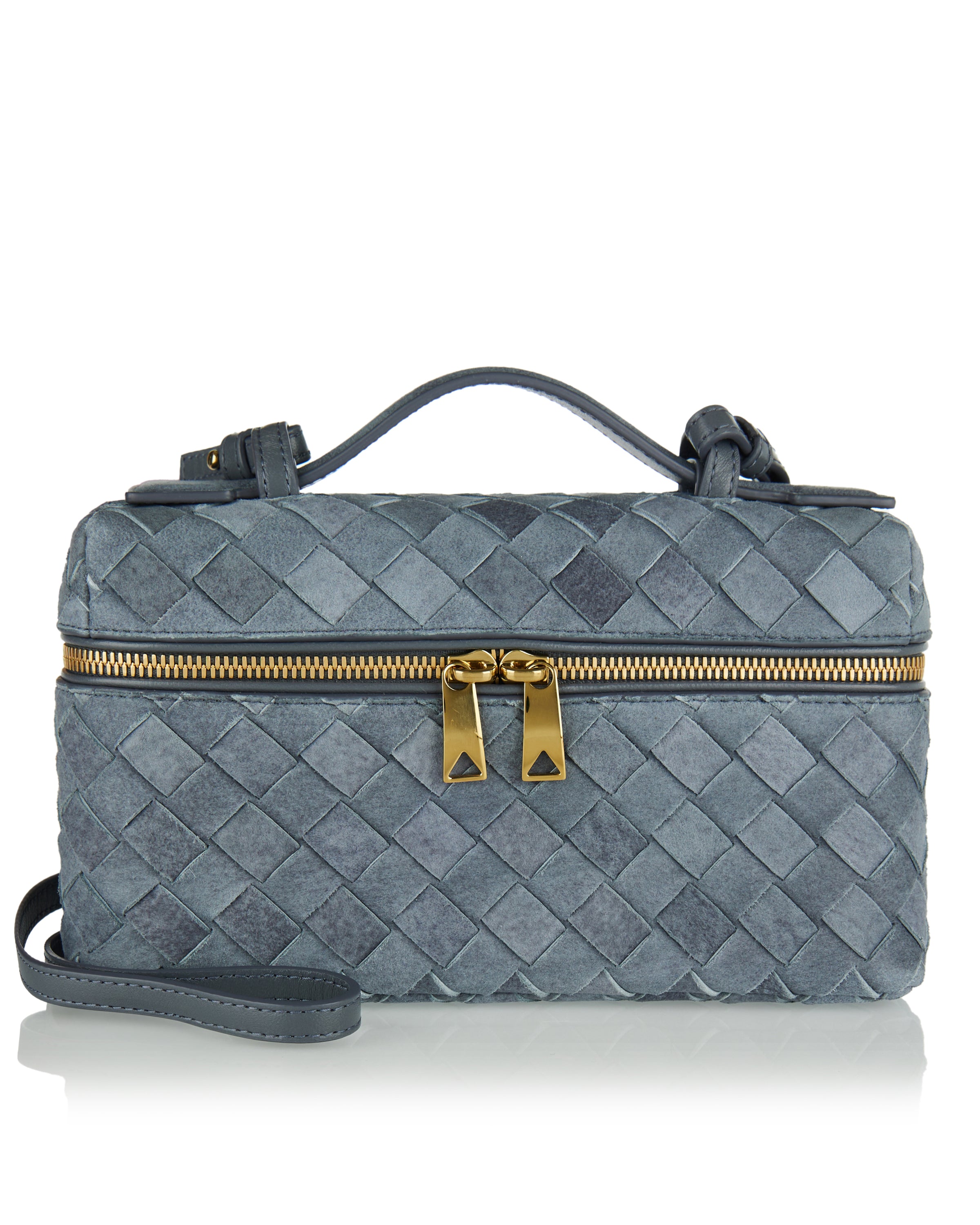 Bottega Veneta ケース Bottega Veneta Bang Bang suede leather vanity case – Luisa World
