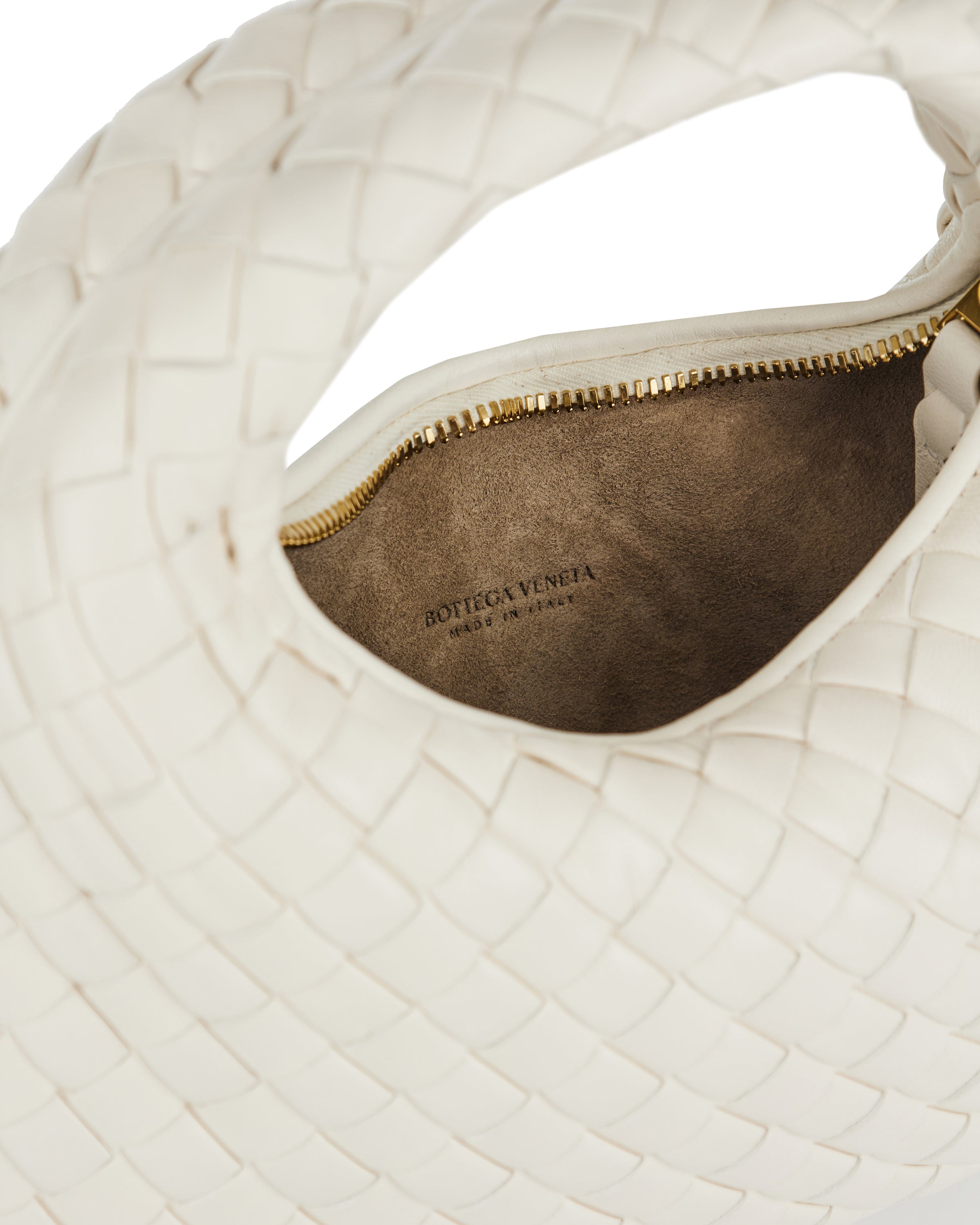 Bottega Veneta Baby Veneta leather top-handle bag – Luisa World