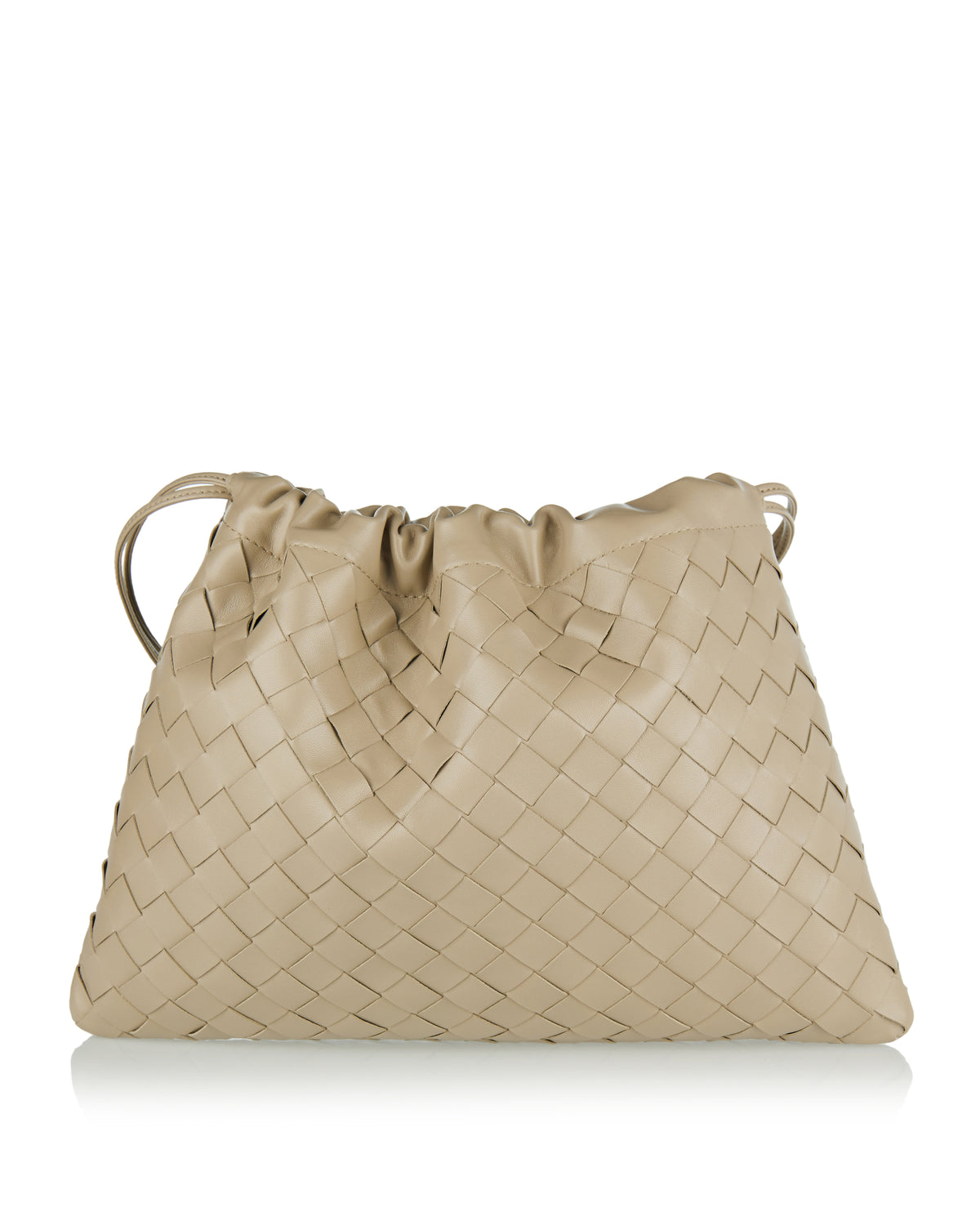 Bottega Veneta Brown dust bag for shoes bags travel pillow Bottega Veneta Dustbag Intrecciato leather pouch – Luisa World main image 3