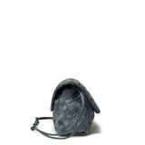 Bottega Veneta Giorno intrecciato suede pouch