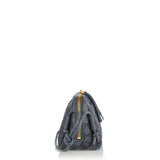 Bottega Veneta Pouch intrecciato sude leather bag