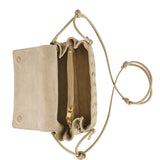 Notturno leather shoulder bag