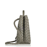 Andiamo medium leather top-handle bag