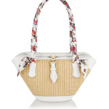 Capri Small raffia shoulder bag