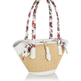Capri Small raffia shoulder bag