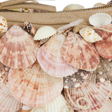 Ébène mini bag with embroidered shells