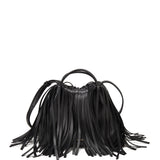 Givenchy Nano Facet leather fringed tote bag