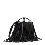 Givenchy Nano Facet leather fringed tote bag