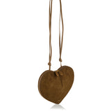 Alaia Le Cœur bi-material crossbody bag