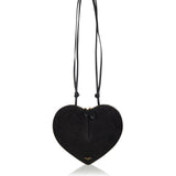 Alaia Le Cœur bi-material crossbody bag