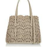 Alaia Mina 25 suede tote