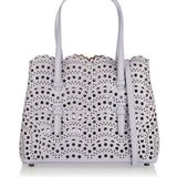 Alaia Mina 25 Vienne wave leather tote