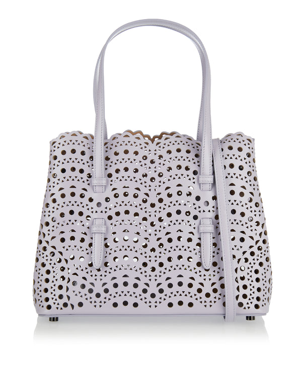 Alaia Mina 25 Vienne wave leather tote