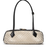 Alaïa Le Teckel medium woven shoulder bag