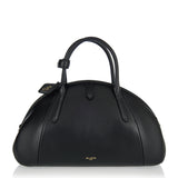 Leather top-handle bag