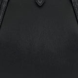 Leather top-handle bag