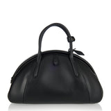 Leather top-handle bag