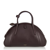 Leather top-handle bag