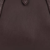Leather top-handle bag