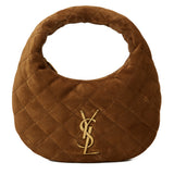 Saint Laurent Icarino quilted suede bag