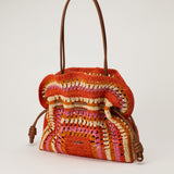 Loewe Paula’s Ibiza Flamenco mini raffia clutch