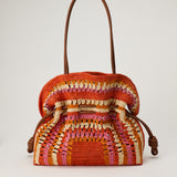 Loewe Paula’s Ibiza Flamenco mini raffia clutch