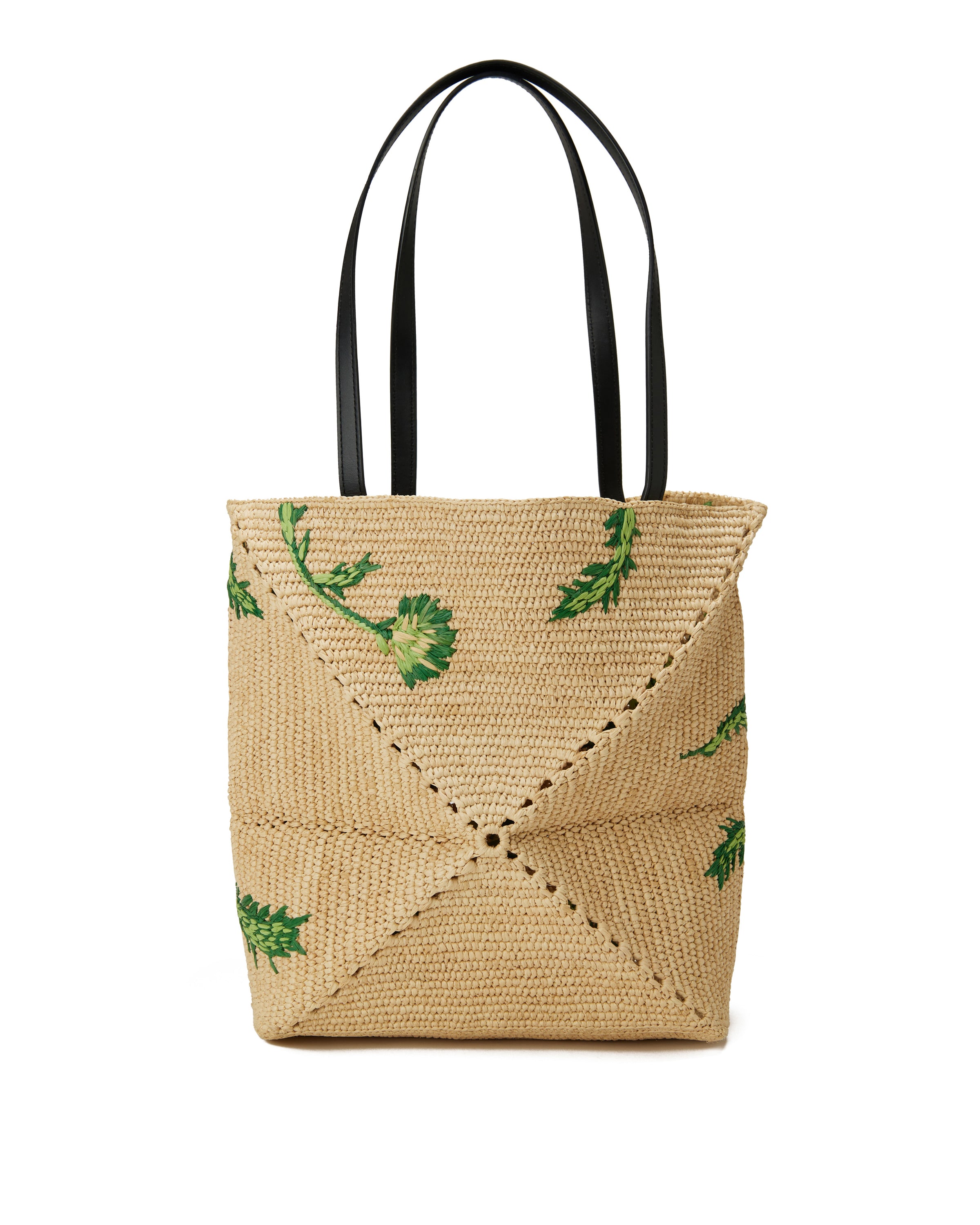 LOEWE PAULA'S IBIZA Loewe Paula's Ibiza Puzzle medium raffia fold