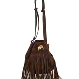 Iacobella Dolly suede bag