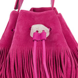 Iacobella Dolly suede bag