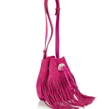 Iacobella Dolly suede bag