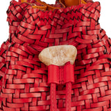 Iacobella Nirmala Intreccio leather bag