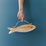Vin Gold fishy top-handle bag