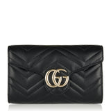 Gucci GG Marmont wallet on chain