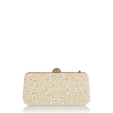 Carry Secrets mini embellished satin clutch