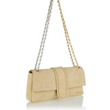 Bambino Chaine suede shoulder bag