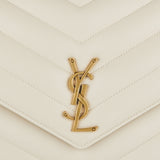 Saint Laurent Loulou large matelassé leather shoulder bag
