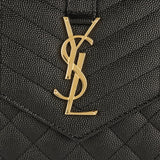 Envelope quilted chain wallet